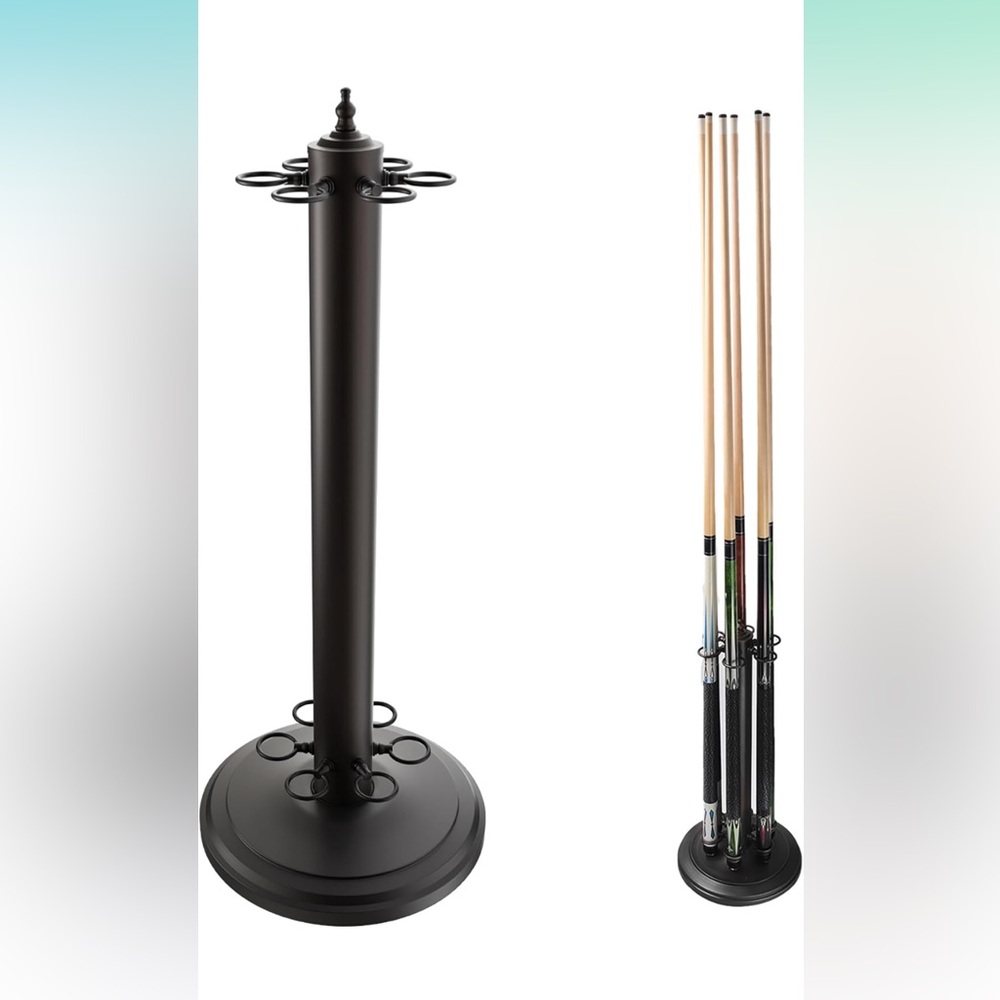 Metal pool cue rack NWT